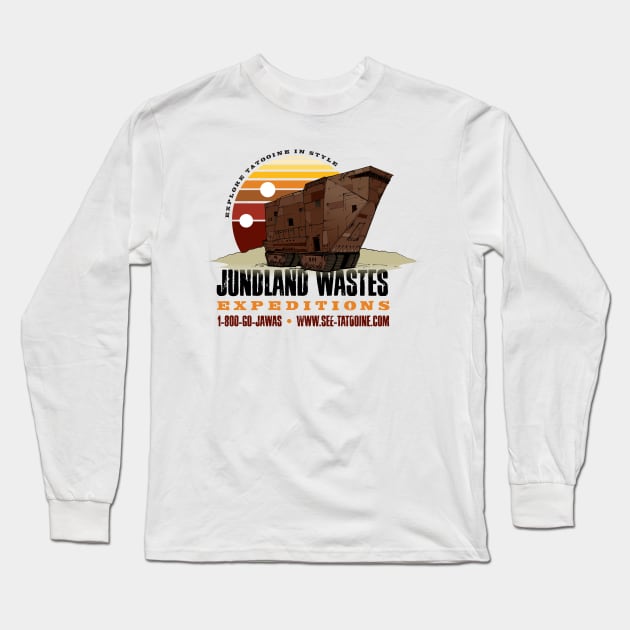 Jundland Wastes Expeditions Long Sleeve T-Shirt by MindsparkCreative